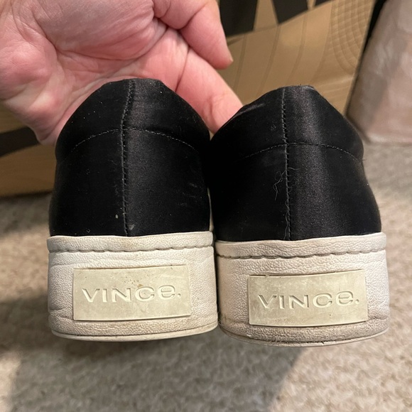 VINCE Black Platform Slip Ons Women’s Size 6US - Picture 5 of 5